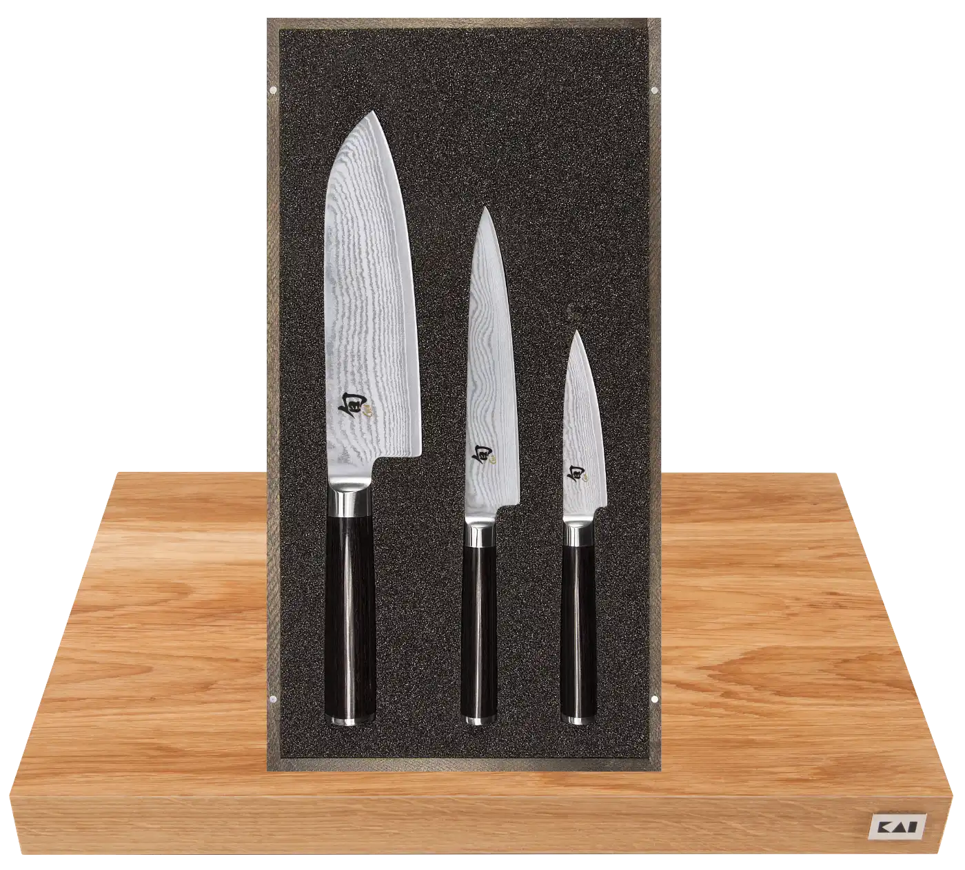 KAI Shun DM-0789SET1: 3 Shun Messer + Hackbrett KAI Shun DM-0789SET1: 3 Shun Messer + Hackbrett