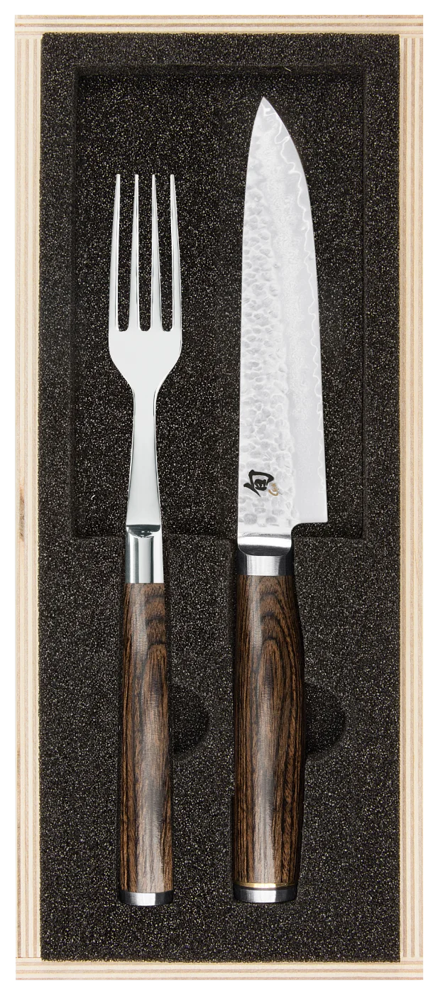 KAI Shun Premier TDM-0907 Set: Steakmesser + Gabel