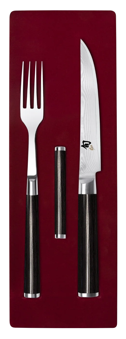 KAI Shun DM-0907 Set: Steakmesser + Gabel KAI Shun DM-0907 Set: Steakmesser + Gabel