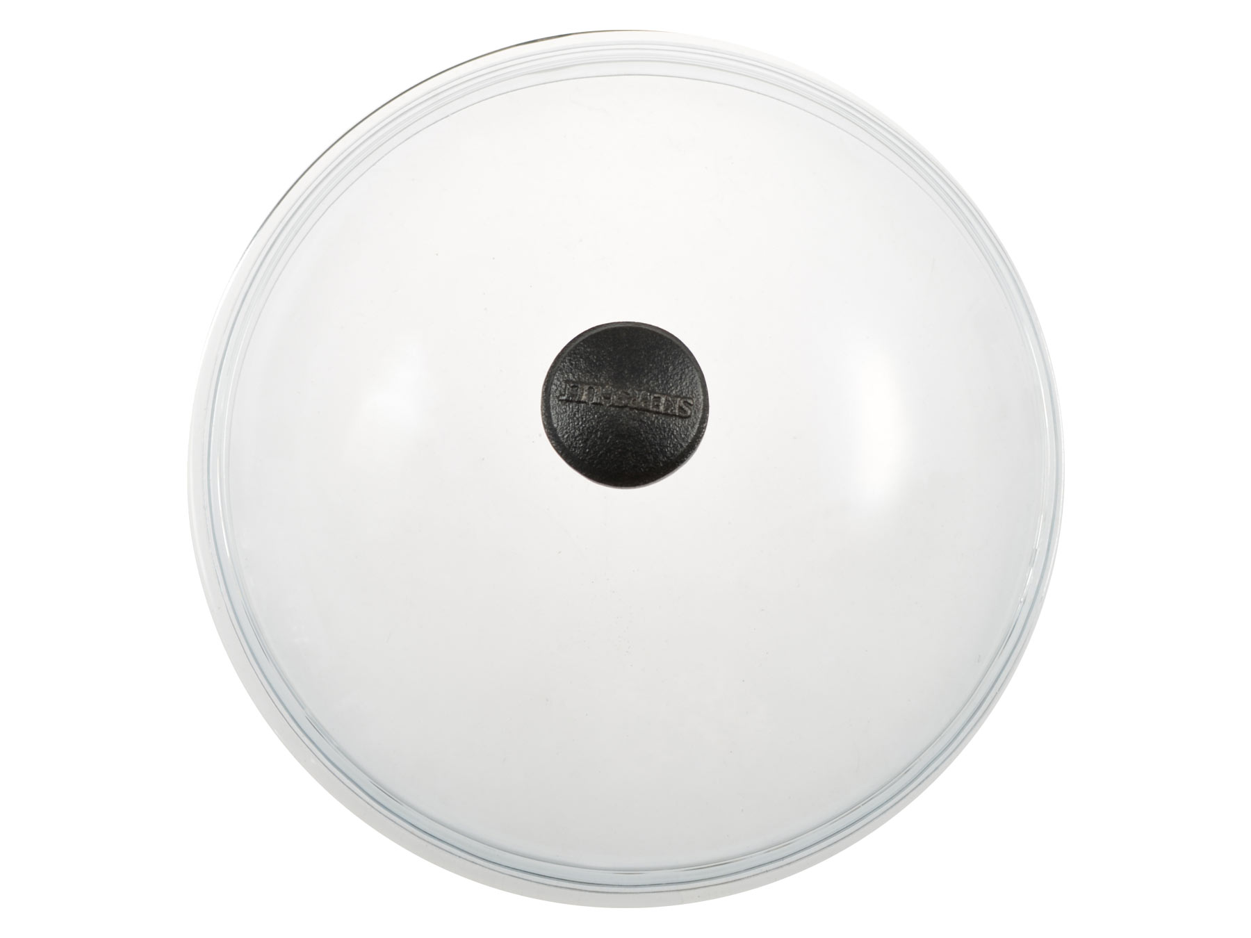 Skeppshult Glasdeckel mit Gusseisenknopf 0,9 Kg 24 cm